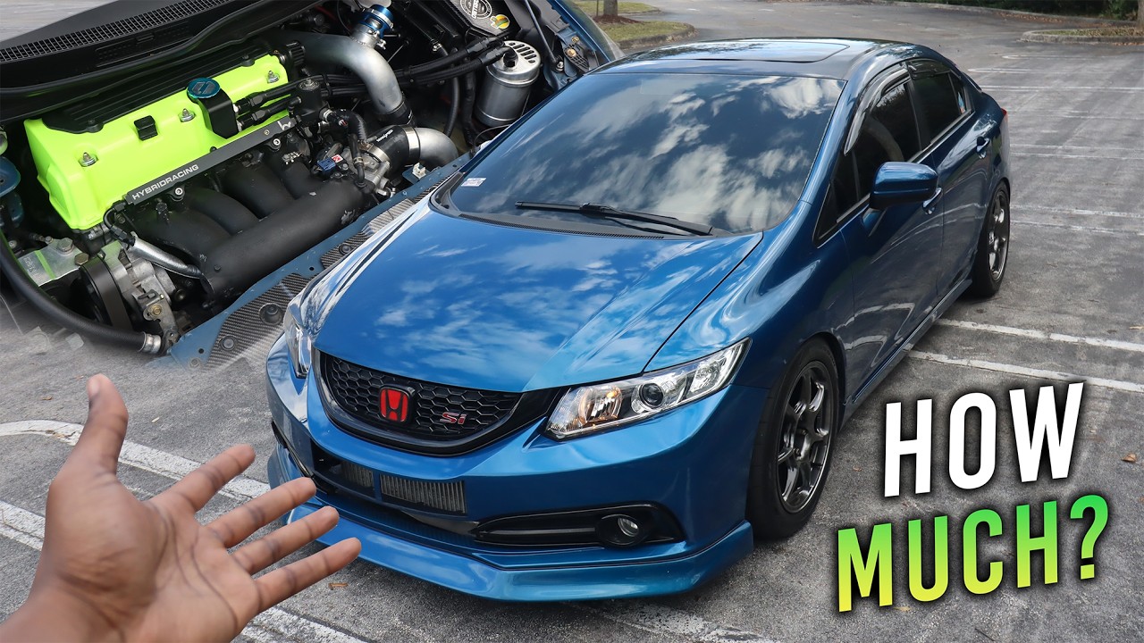 Сколько я потратил на создание Civic Si 9-го поколения мощностью 600 л.с.! (Я потратил слишком мн...
