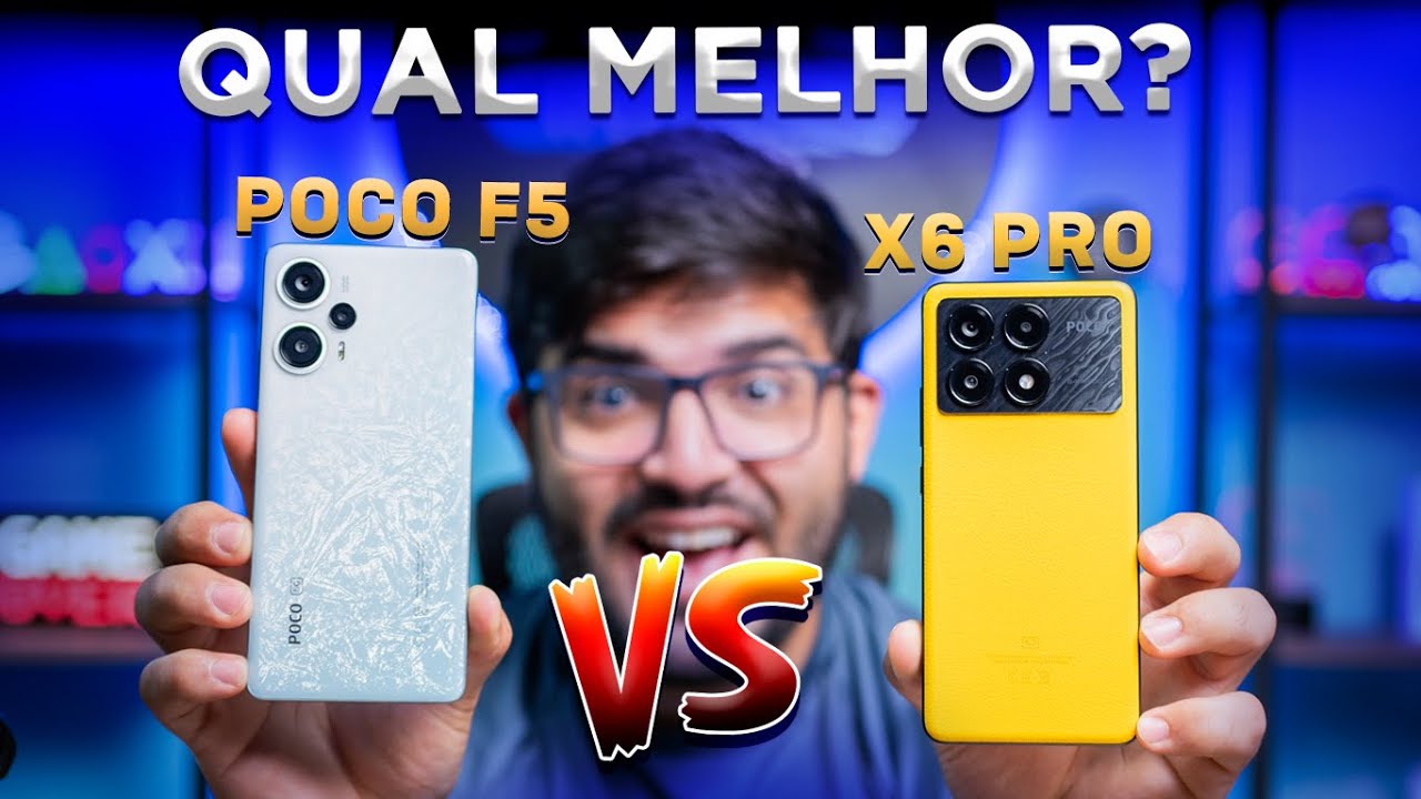 POCO F5 JÁ ERA? Poco X6 pro vs Poco F5, qual é o melhor da Xiaomi? Comparativo Completo!