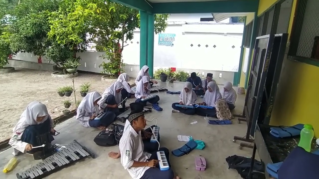 Lagu Indonesia Raya versi Latihan. Tanggal 10 September 2024