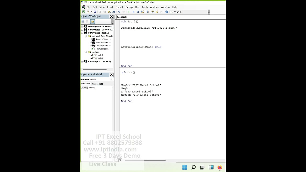 VBA Macros Tutorial in Hindi #SHORTS