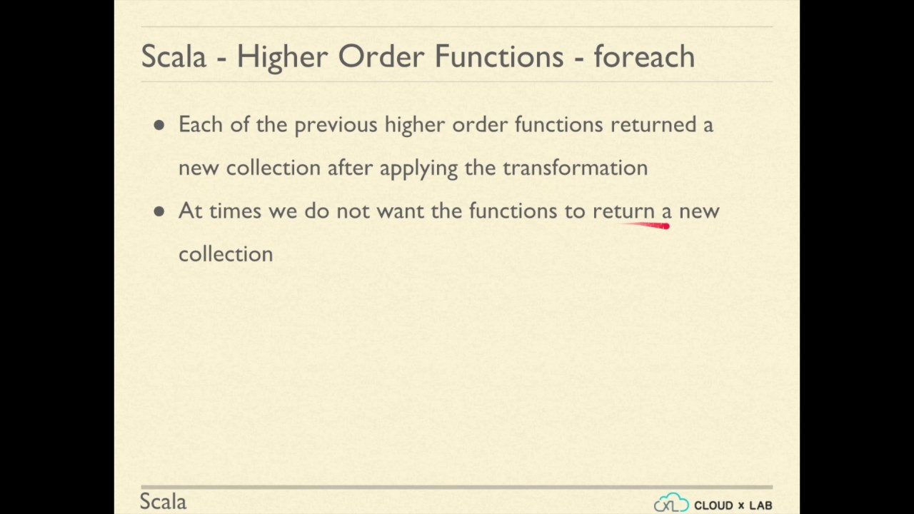 Scala - Higher Order Functions