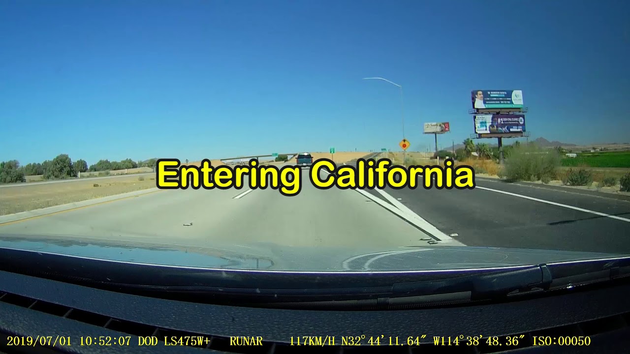 A drive from Scottsdale, AZ to San Diego, CA (2019)