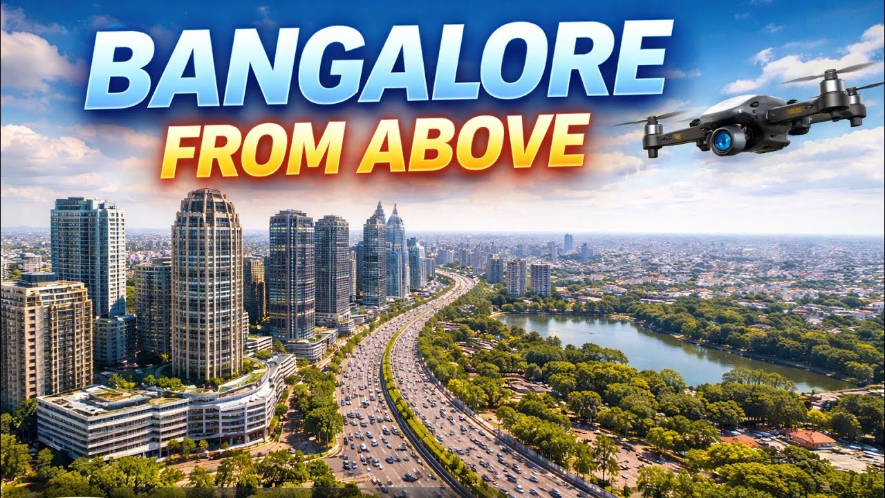 Bangalore From Above Will Calm Your Mind 😌 | Daytime Drone Views @DJI @bangalore @drone @fun @life
