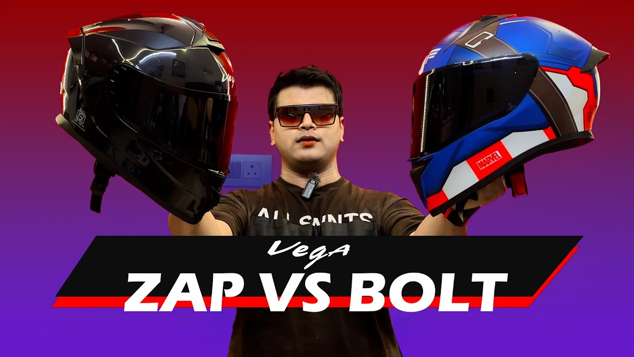 New Vega Bolt vs Vega Zap😍 Best Budget Helmet Under 2000? Built Quality, Windnoise & Ride | Vega