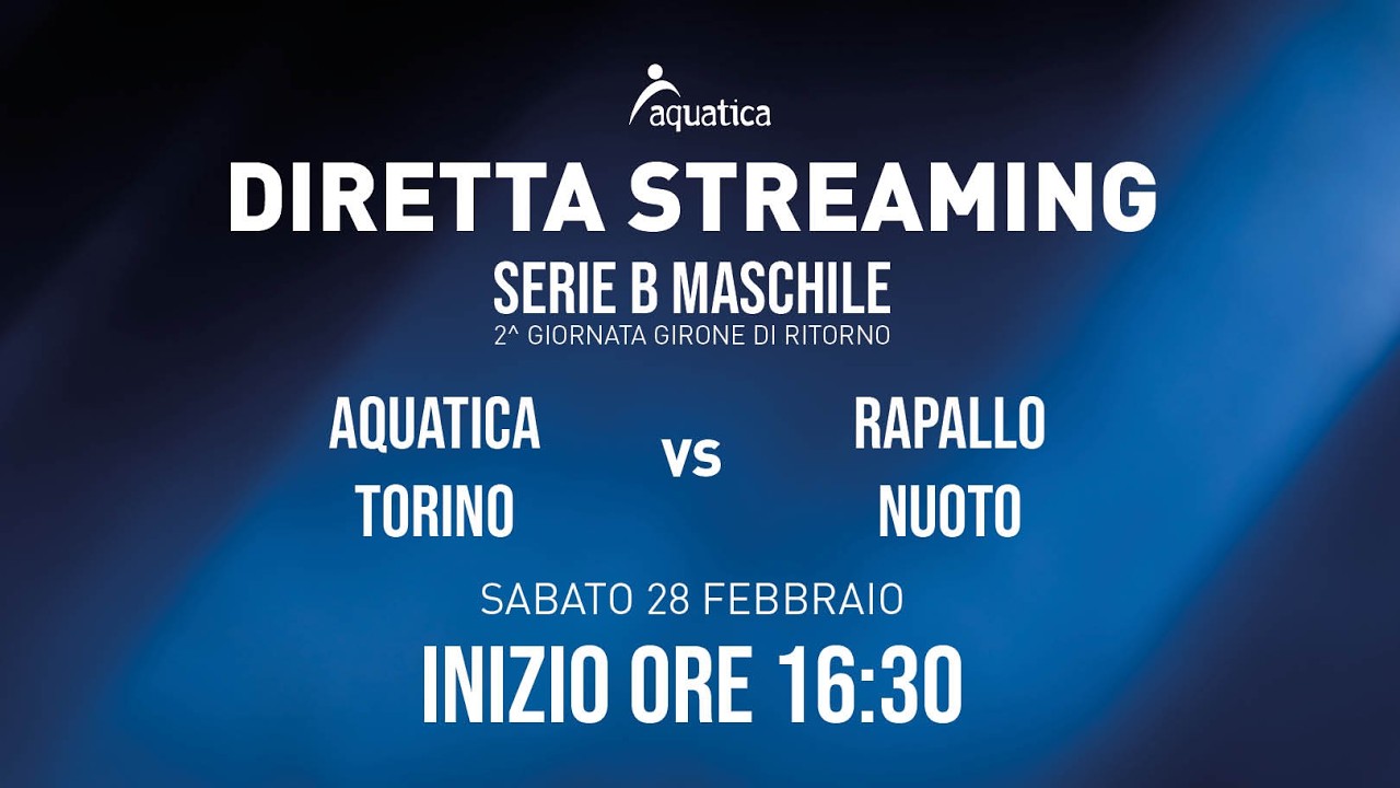 Aquatica Torino - Rapallo Nuoto Serie B M Day 11