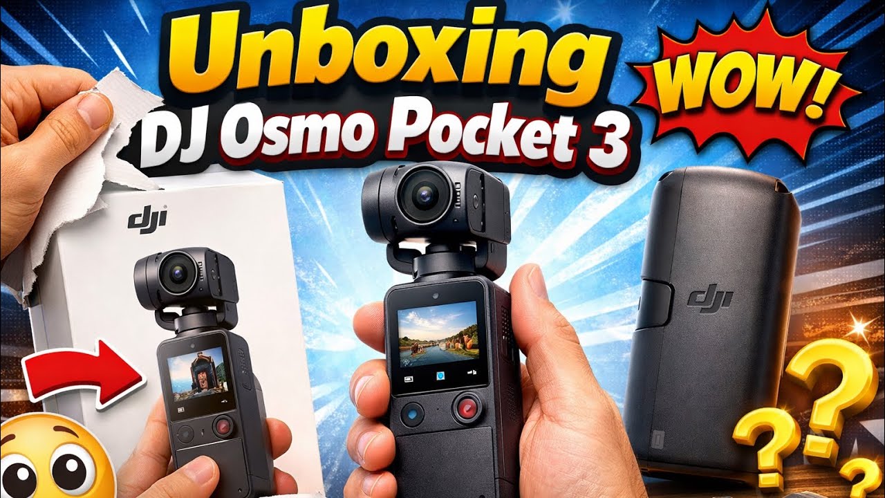 Unboxing Dj Osmo Pocket 3 ! 