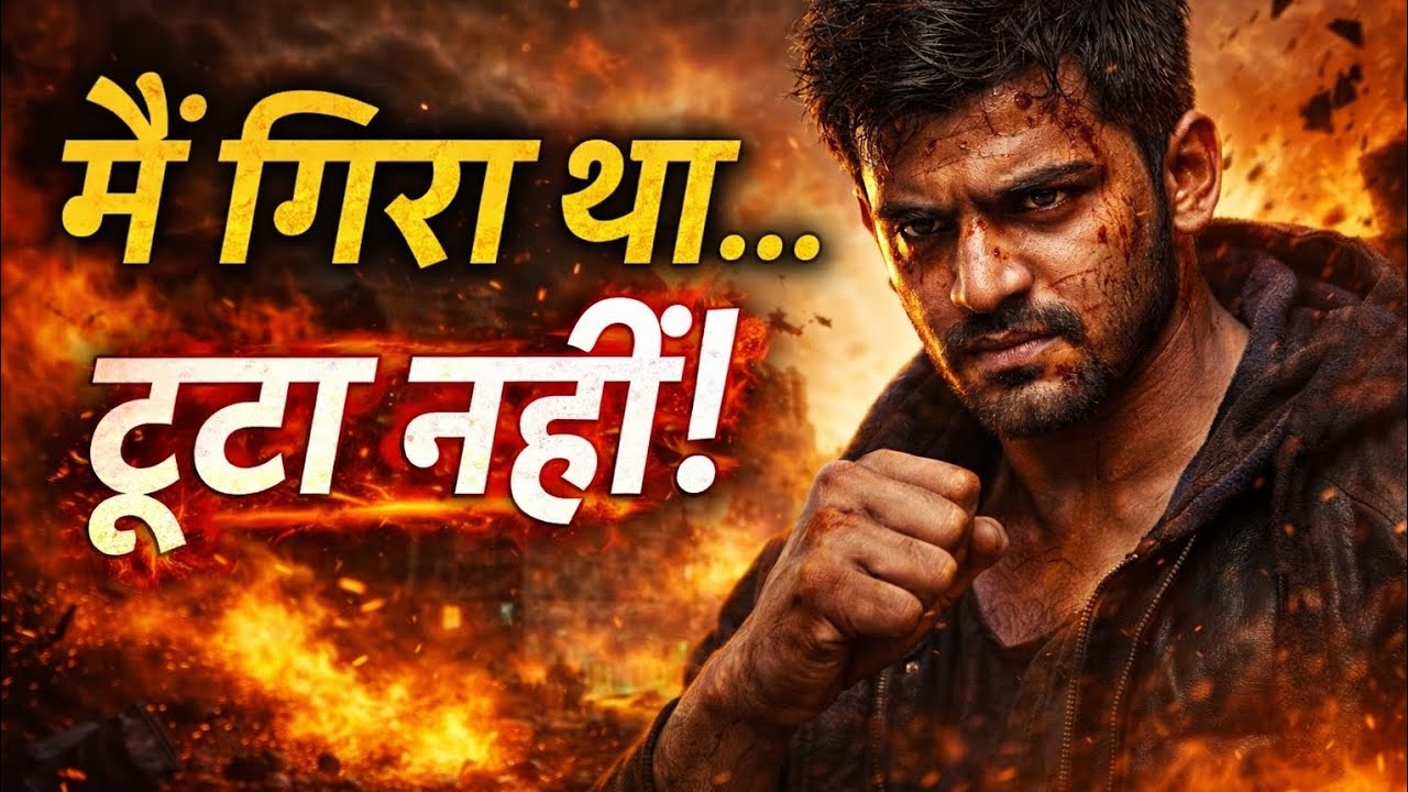 मैं गिरा था… टूटा नहीं 🔥 Powerful Motivational Song 2026 | Never Give Up