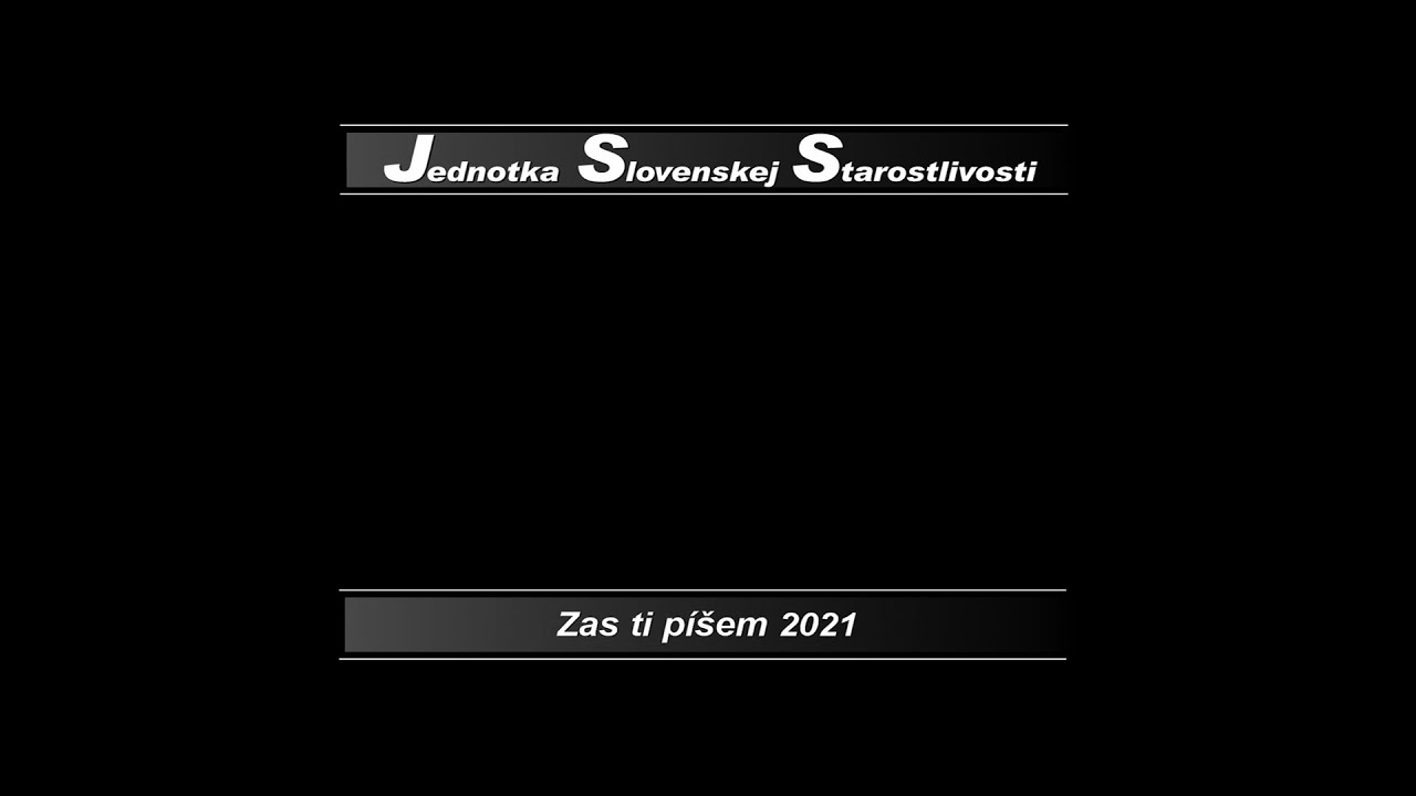 JSS - Zas ti p&iacute;&scaron;em feat. Veronika Strapkov&aacute;