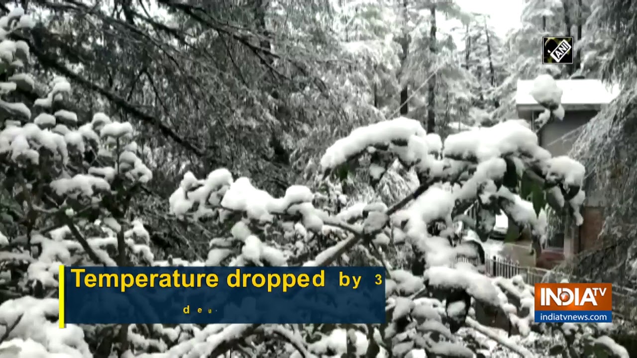 Shimla receives fresh snowfall
