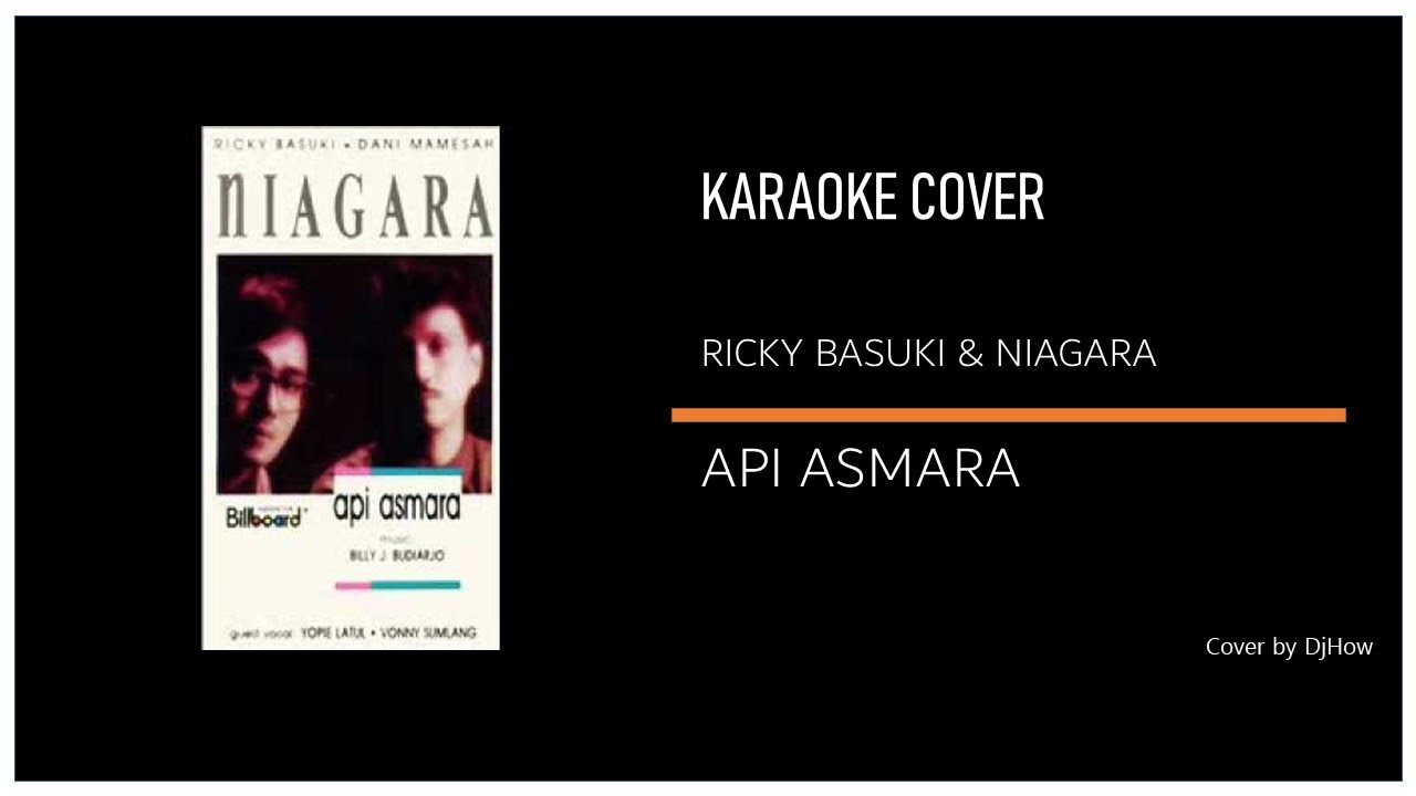 Ricky Basuki ( NIAGARA) - API ASMARA - Karaoke Cover by DjHow