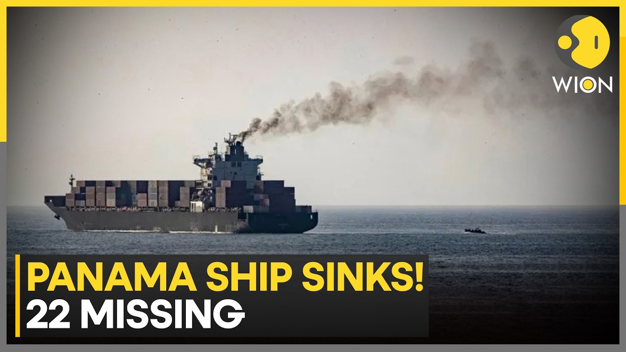 Panama-Flagged Cargo Ship Sinks Off Odisha's Paradip Port; Indian Navy Continue Ops | WION