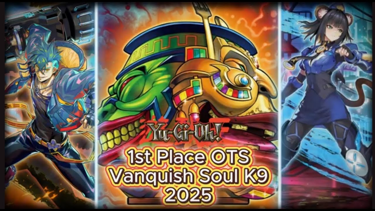 YuGiOh 1st Place OTS Vanquish Soul K9 Deck 2025