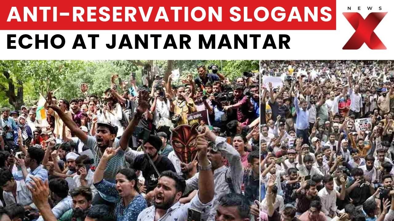 Anti-Reservation Protest at Jantar Mantar: Crowds Demand Changes to Caste Quotas | NewsX