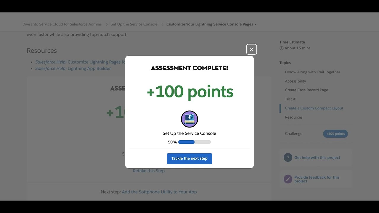 Customize Your Lightning Service Console Pages | Set Up the Service Console | Salesforce | Project