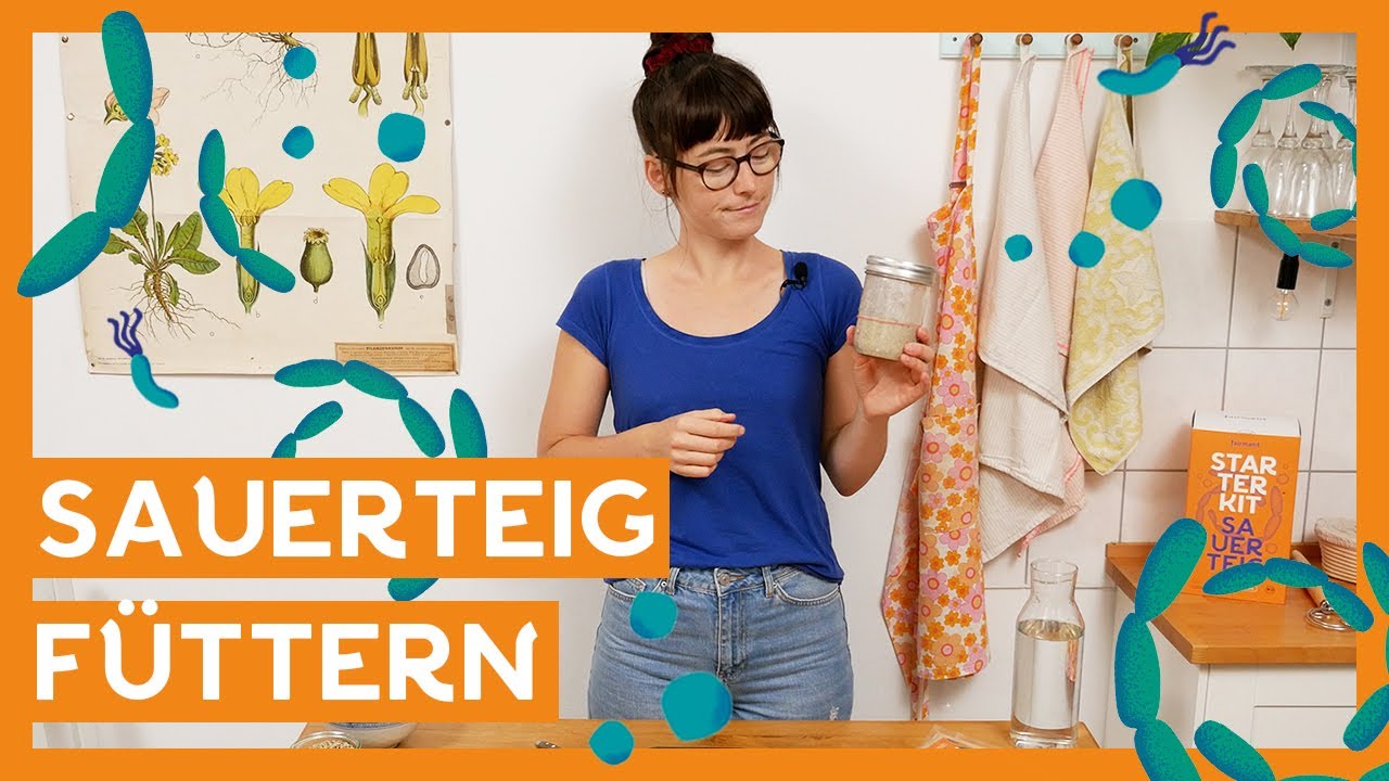 Sauerteig f&uuml;ttern I Sauerteigkultur aktivieren & Anstellgut
