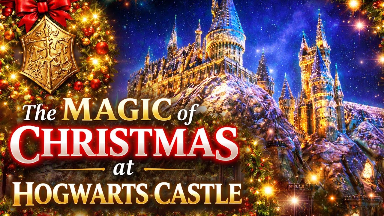 Universal Studios The Magic of Christmas at Hogwarts Castle  @roots_routesvlogs
