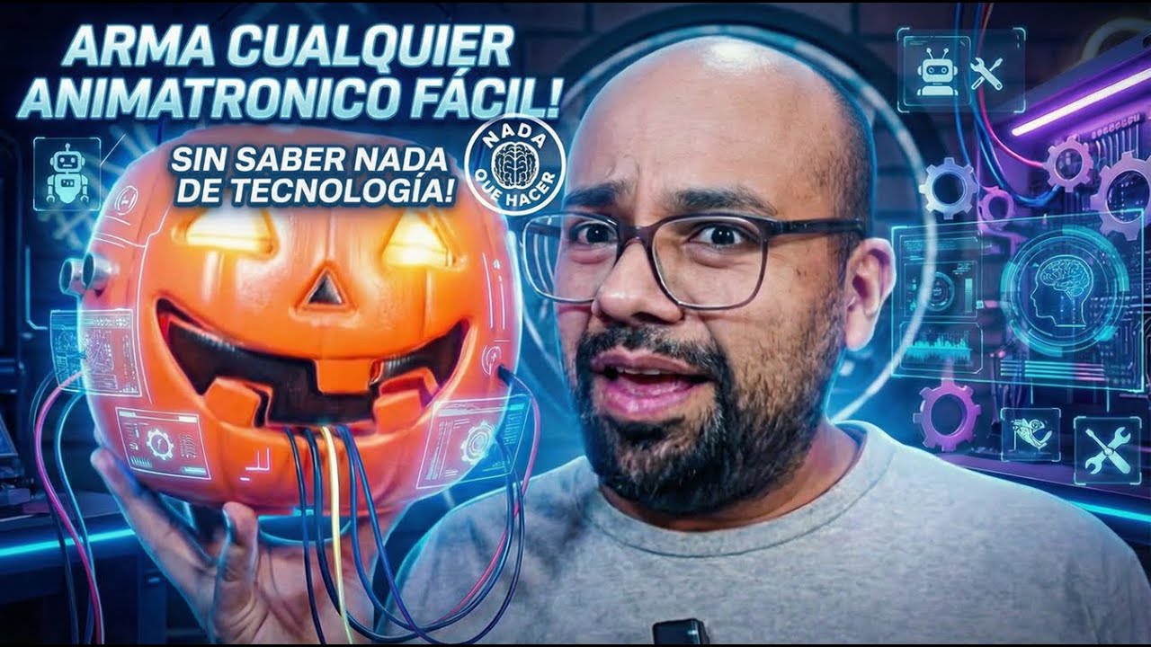 Aprende a hacer cualquier animatrónica FÁCIL! SIN SABER NADA DE TECNOLOGÍA!