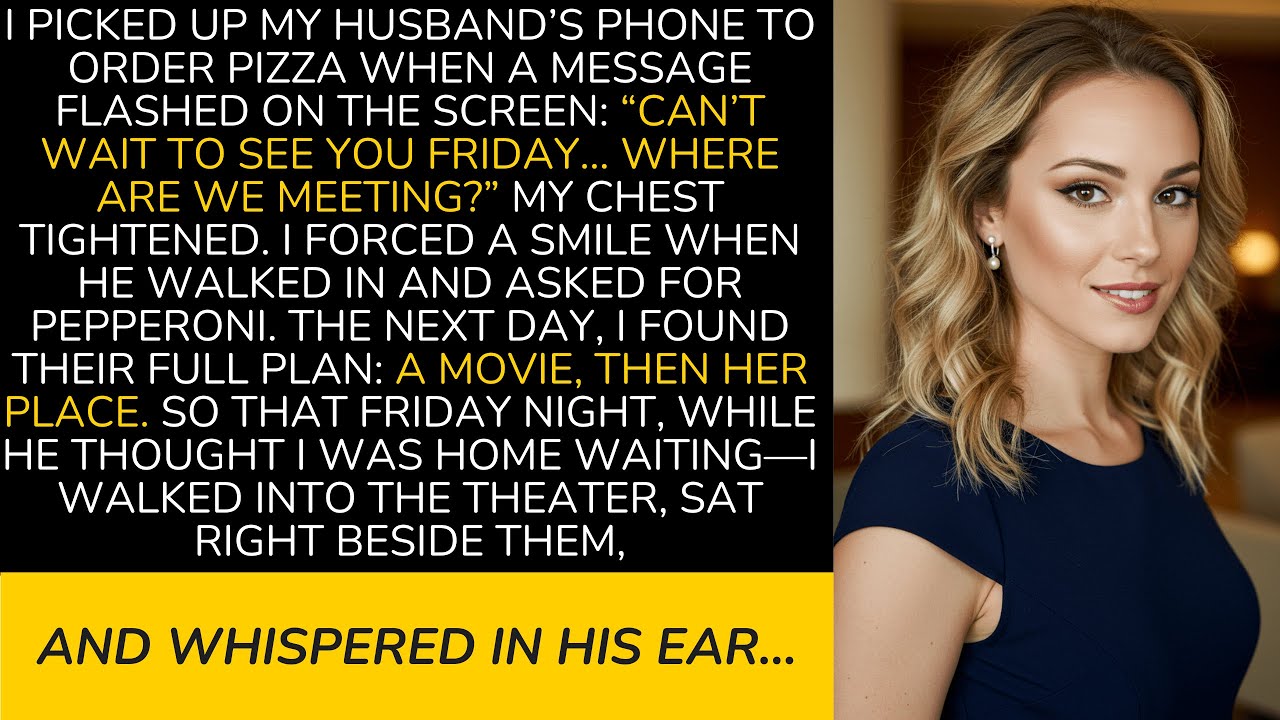 I Acted Like Nothing Was Wrong… Until I Took the Empty Seat Next to My Husband and His Lover