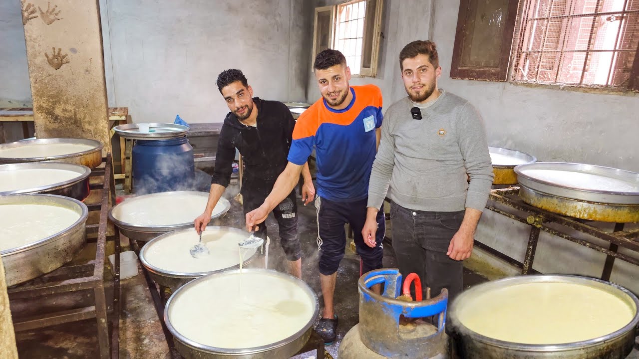 جيبت ليكم طريقة القشطه من قلب المصانع 👌 5 لتر حليب طلعت 1 كيلو جرام قشطه صافي بلدي % 100 وتحدي 😋