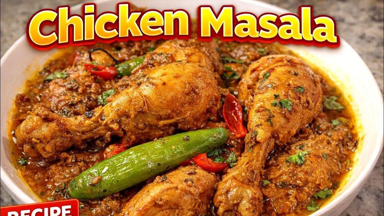 Eid Special Rich & Spicy Chicken Masala | Perfect with Naan!