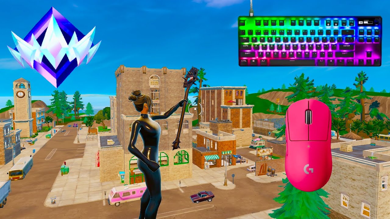 SteelSeries Apex Pro TKL ASMR 😴 Fortnite OG Ranked Reload 🏆 Satisfying Keyboard Fortnite 360 FPS 4K