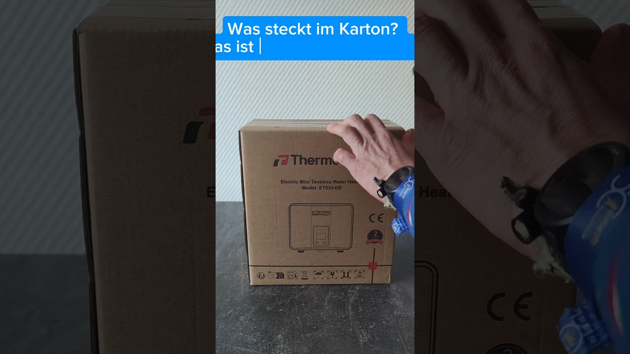 Mini Durchlauferhitzer richtig anschlie&szlig;en? Ich zeige es Dir in 3 Minuten #elektrotechnikpodcast
