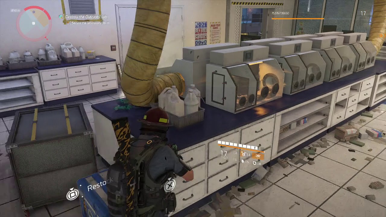 The Division 2 Use SIQ 716 CIB Secure the Outcast Laboratory