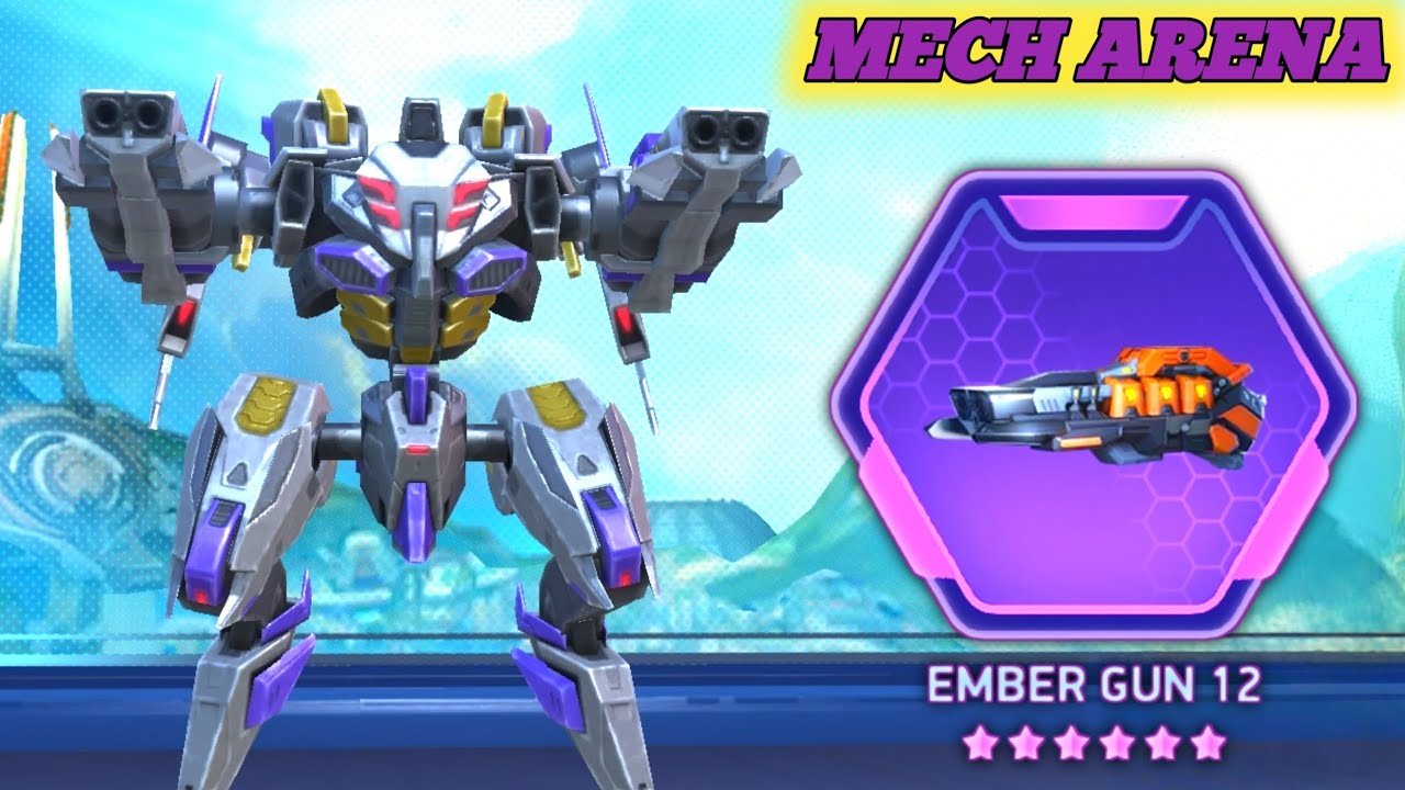 Finally Maxed Ember Gun 12 Gameplay with Eclipse - Mech Arena