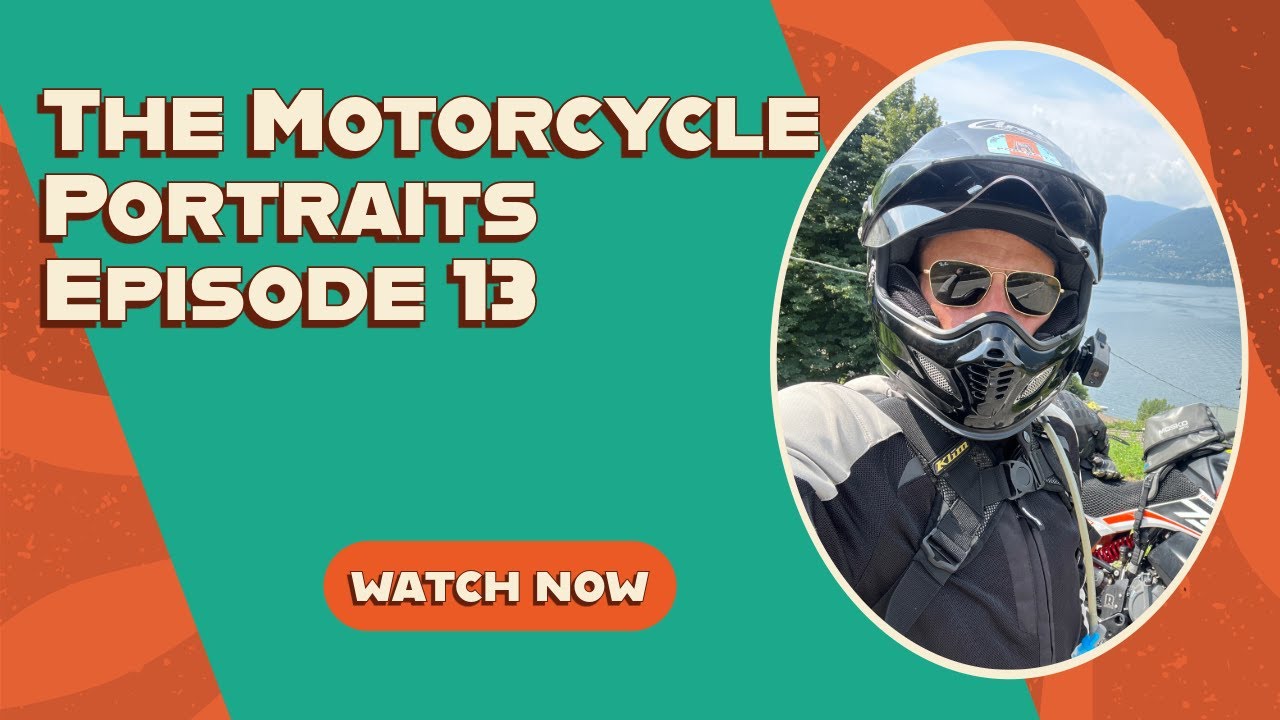 Riding the French and Italian Alps on a motorcycle: The Motorcycle Portraits Episode 13