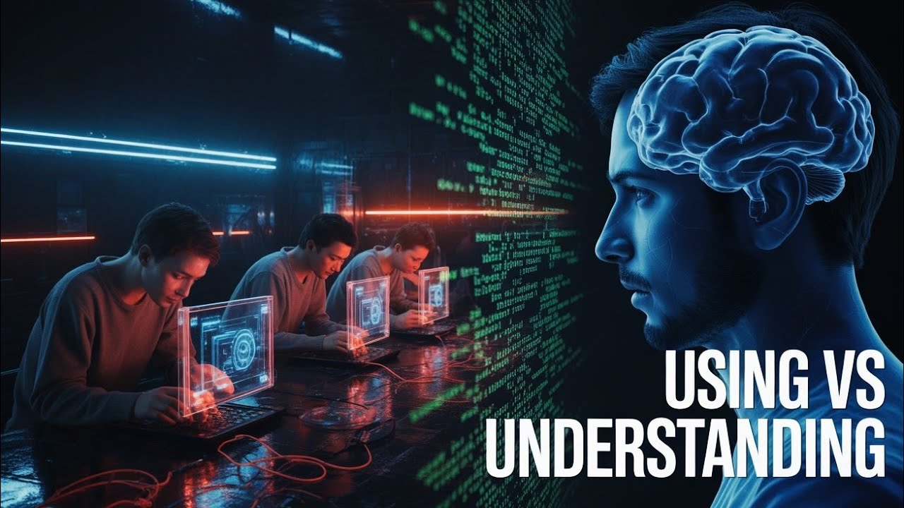 The Silent Divide: Using AI vs Understanding It #ArtificialIntelligence #FutureOfThinking #AIImpact