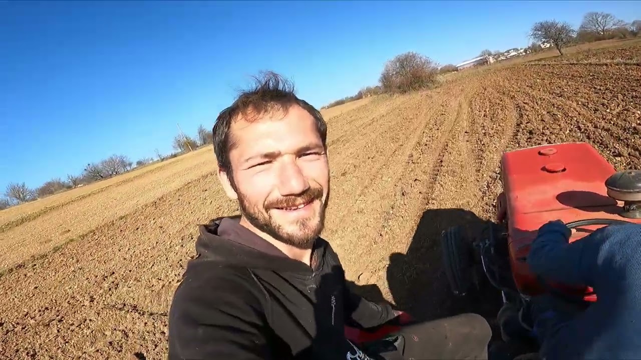 SAMANLIK BİTTİ--ARPA EKİYORUZ--KÖY HAYATI VLOG