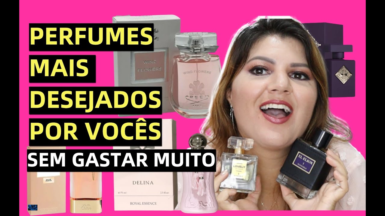 PERFUMES MAIS DESEJADOS COM ÓTIMA FIXAÇÃO DA NUANCIELO