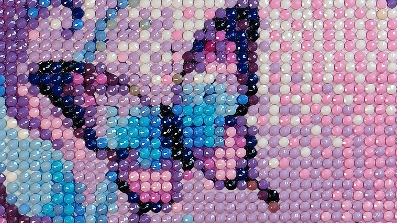 Diamond Painting ASMR 💎 Stone by Stone – Colorful Giraffe 🤫 No Talking