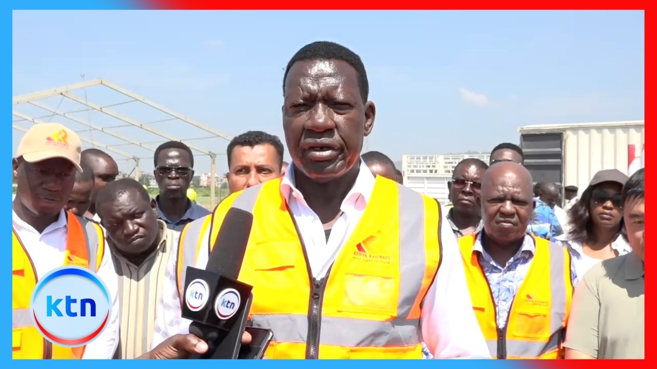 Transport CS Davis Chirchir inspects SGR in Kisumu ahead Ruto and Museveni visit on 21st March