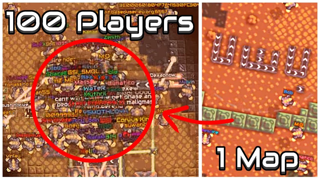 100+ Players in 1 Mindustry Server