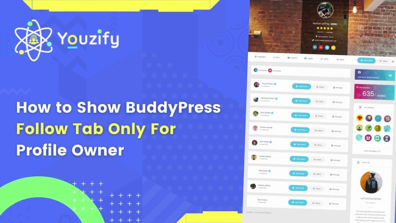 How to Show BuddyPress Follow Tab Only For Profile Owner