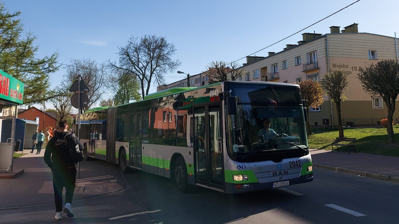 MAN NG313 Lion's City G #2042 [🚍124] MPK Olsztyn ♪ ZF ♪