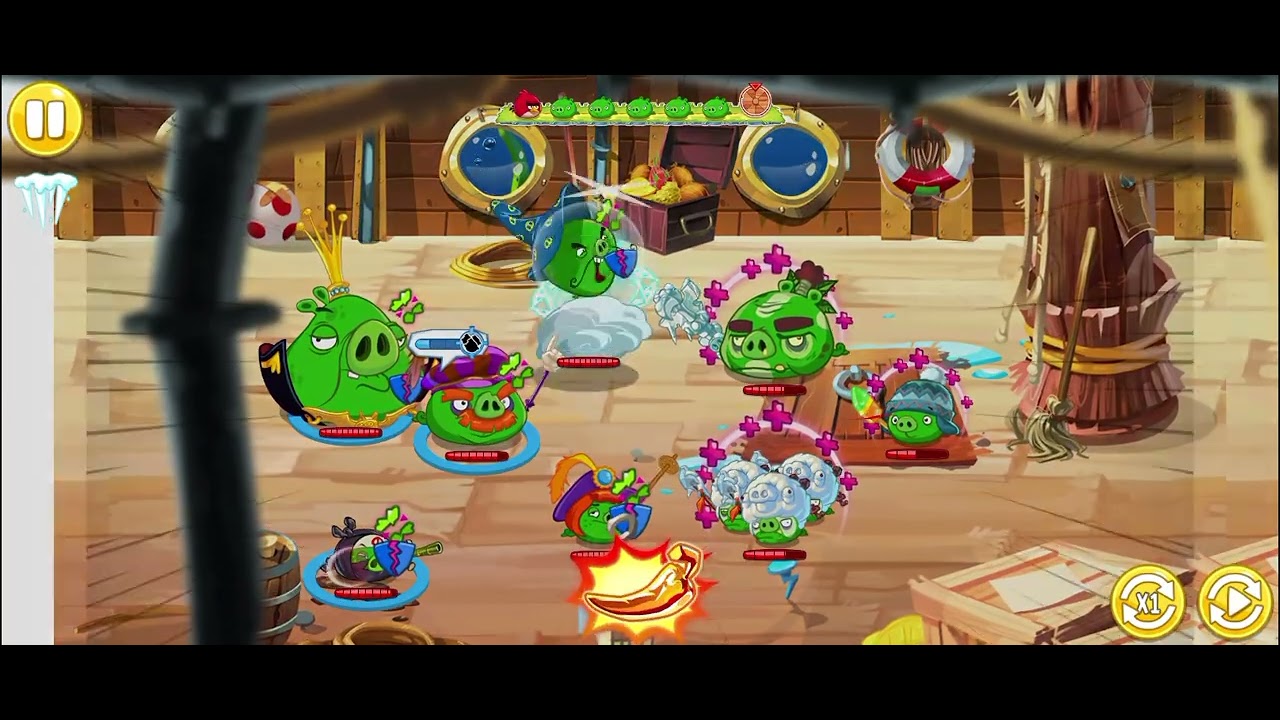Angry Birds Epic Pig Friends - Caverna 4 Gameplay 