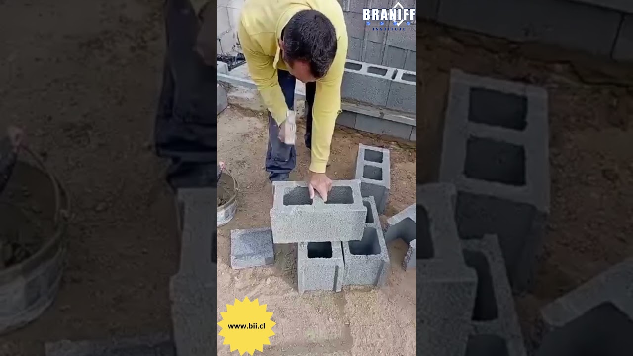 Truco para cortar bloques en la construcci&oacute;n