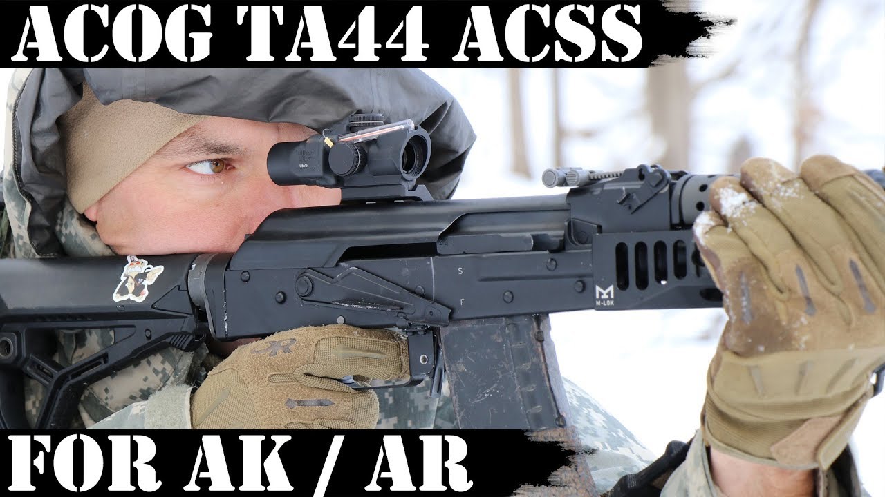 ACOG TA44 with ACSS for AK, AR - Like RED DOT on STEROIDS