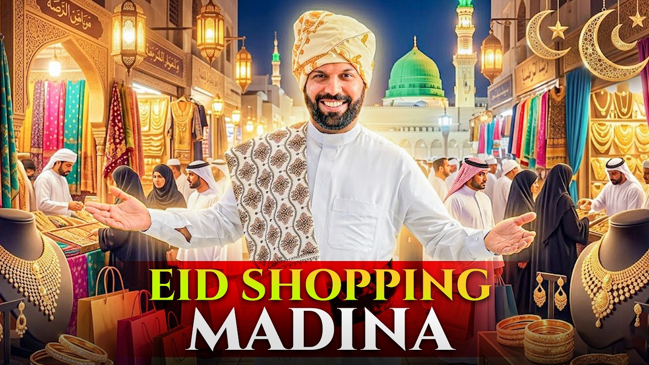 Eid Shopping Begins in Madinah 💚🌙 Exploring the Famous Local Arabs Markets 🛍️🛒