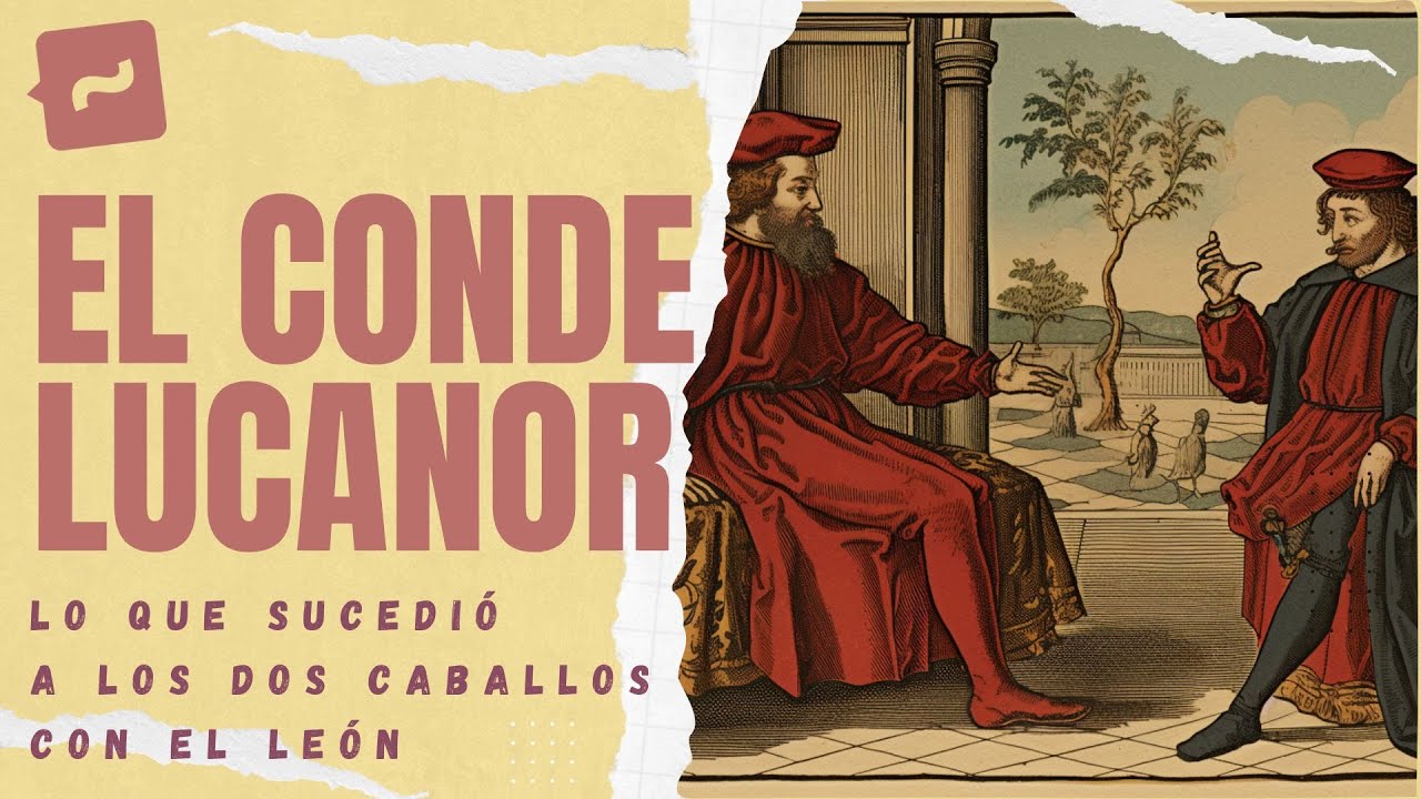 El conde Lucanor: Cuento IX Lo que sucedió a los dos caballos con el león.