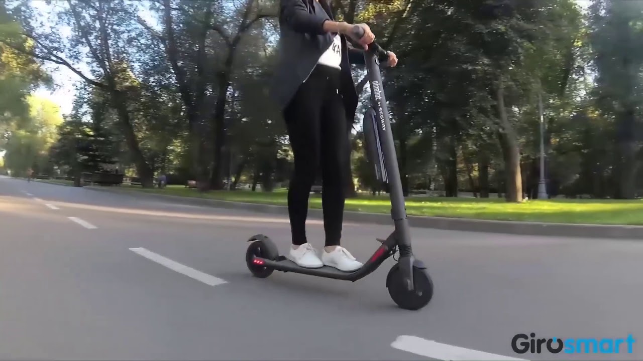 электросамокат для девушки NineBot ES2 женский электросамокат ninebot es4 из Топ 4 электросамокатов
