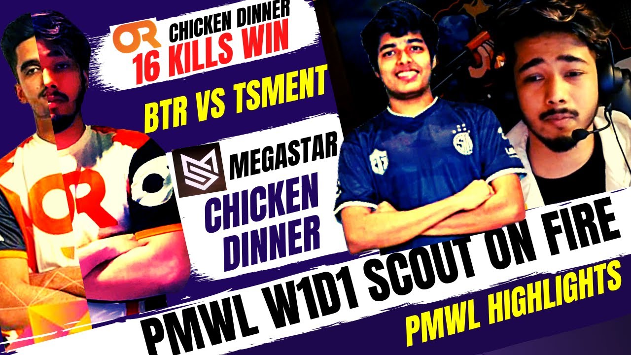 Scout Interview -PMWL OrangeRock Domination | Megastar WWCD , BTR vs TSMent Highlights
