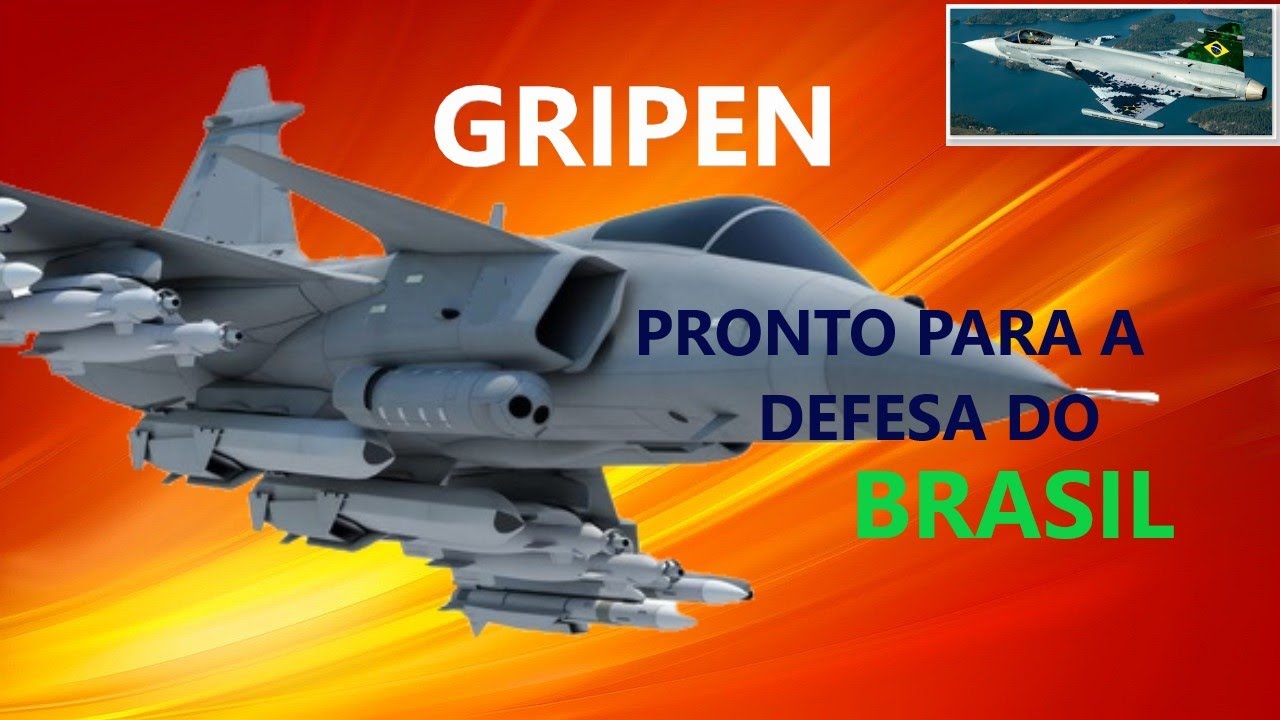 GRIPEN ESTÁ PRONTO PARA A DEFESA DO BRASIL