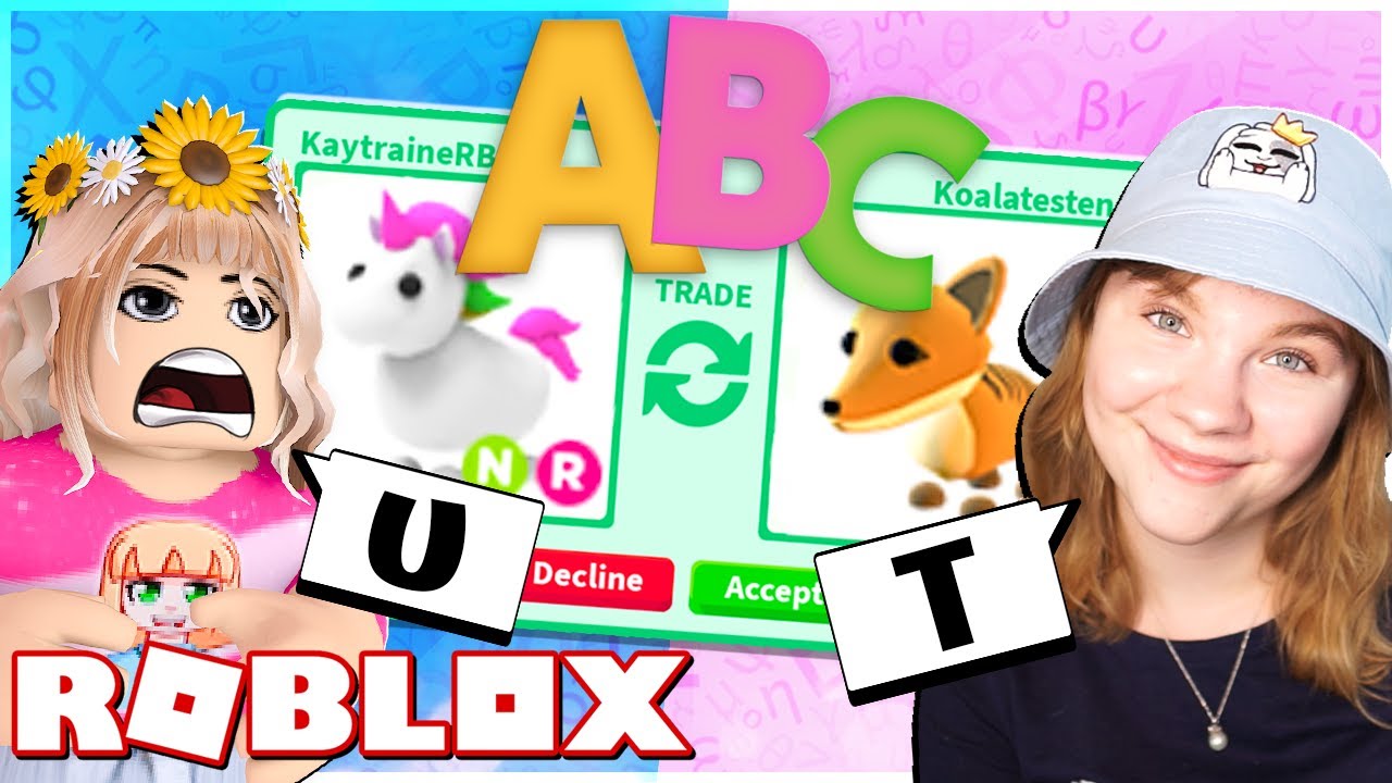 Adopt Me ABC Trading CHALLENGE! *Rip legendary* | Dansk Roblox: Adopt Me