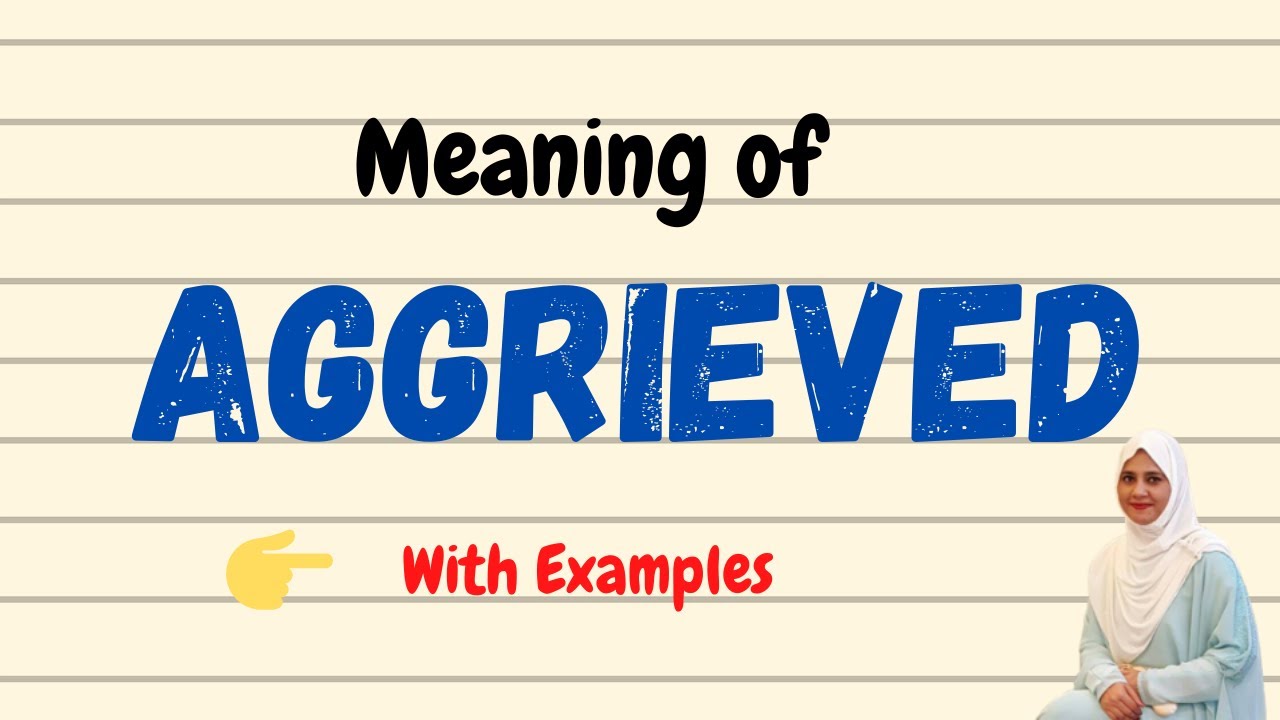 Daily vocabulary | Aggrieved Meaning | Vocabgram
