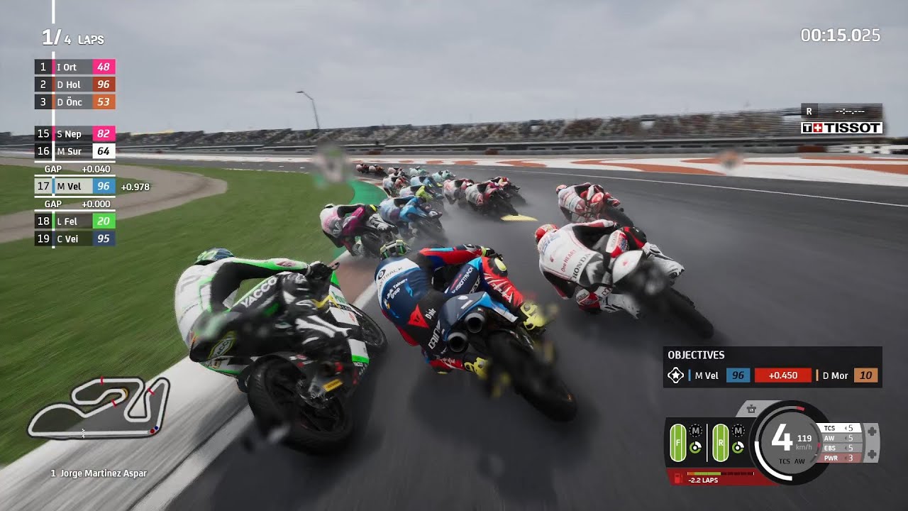 MotoGP 23 - Career Mode - Flag to Flag Race - Max Velodrome - Valencia Circuit - Moto3 - Gameplay