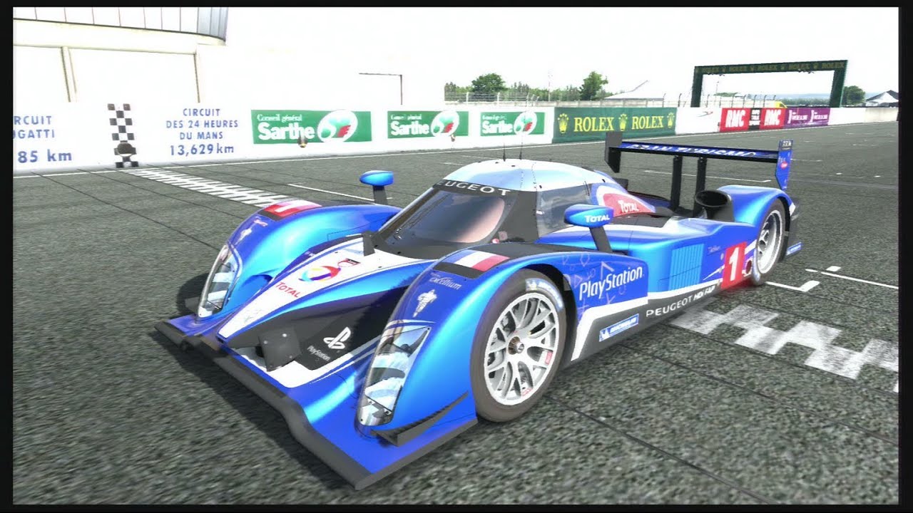 GT5 circuit réel '13 Circuit de la Sarthe 908 HDI FAP '10 + réglage 1er place + bonus 200%
