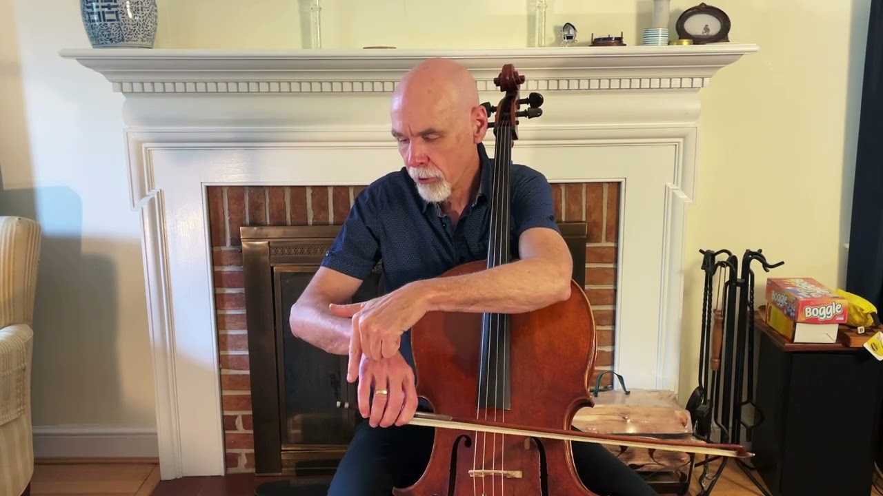 Sautillé bow stroke for cello